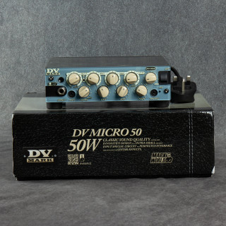 DV Mark Micro 50 II Amplifier Head - Boxed - 2nd Hand