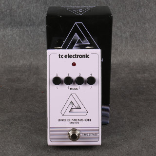TC Electronic 3rd Dimension Chorus - Boxed - 2nd Hand TC Electronic 3rd Dimension Chorus - Boxed - 2nd Hand
