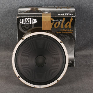 Celestion Gold G12 Alnico Speaker - 8Ohm - Boxed - 2nd Hand Celestion Gold G12 Alnico Speaker - 8Ohm - Boxed - 2nd Hand