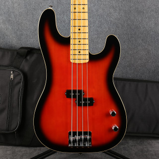 Fender Aerodyne Special Precision Bass - Hot Rod Burst - Gig Bag - 2nd Hand