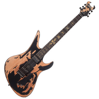 Schecter Synyster Gates Custom-S - Distressed Satin Black