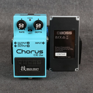 Boss CE-2W Waza Craft Chorus Pedal - Boxed - 2nd Hand (134711)