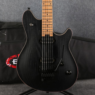 EVH Limited Edition Wolfgang Special Sassafras Satin Black - Gig Bag - 2nd Hand