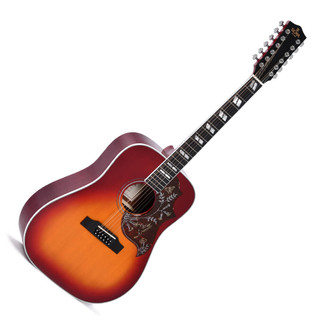 Sigma SG Series DM12-SG5 12-String Electric Acoustic - Vintage Cherry Sunburst