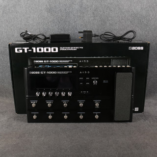 Boss GT-1000 Guitar Effects Processor - Gig Bag - Box & PSU - 2nd Hand Boss GT-1000 Guitar Effects Processor - Gig Bag - Box & PSU - 2nd Hand