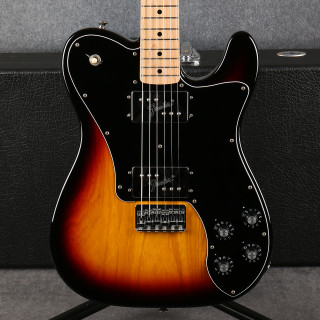 Fender MIJ Traditional 70s Telecaster Deluxe - 3 Tone Sunburst - Case - 2nd Hand
