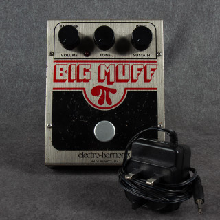 Electro Harmonix Big Muff Fuzz Pedal Pi - PSU - 2nd Hand Electro Harmonix Big Muff Fuzz Pedal Pi - PSU - 2nd Hand