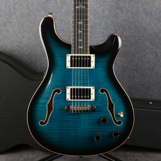 PRS SE Hollowbody II Piezo - Peacock Blue Burst - Hard Case - 2nd Hand (134838)