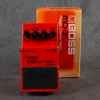 Boss MD-2 Mega Distortion Pedal - Boxed - 2nd Hand (135106)