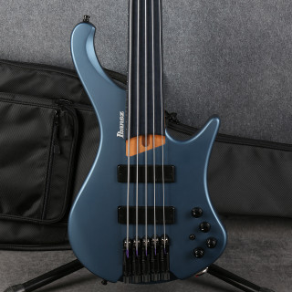 Ibanez EHB1005F-AOM Headless Fretless Bass - Arctic Ocean Matte - Bag - 2nd Hand