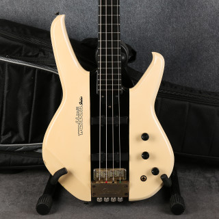 Washburn Status S1000 Headless Bass - White - Gig Bag - 2nd Hand