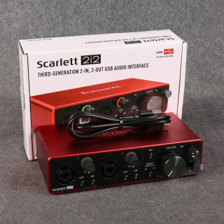 Focusrite Scarlett 2i2 3rd Gen USB Audio Interface - Boxed - 2nd Hand Focusrite Scarlett 2i2 3rd Gen USB Audio Interface - Boxed - 2nd Hand