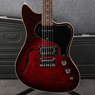 PJD St. John Elite - Highland Purple Teardrop Burst - Hard Case - 2nd Hand (135483)