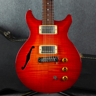 Hamer USA Artist Studio - Double Cut Semi Hollow - Sunburst - Case - 2nd Hand