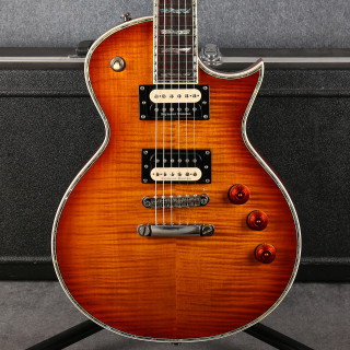 ESP LTD EC-1000FM - Amber Sunburst - Hard Case - 2nd Hand ESP LTD EC-1000FM - Amber Sunburst - Hard Case - 2nd Hand