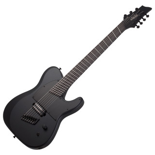 Schecter PT-7 MS Black Ops - Satin Black Open Pore
