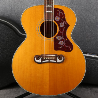 Epiphone Inspired by Gibson J-200 - Aged Antique Natural Gloss - Case - 2nd Hand