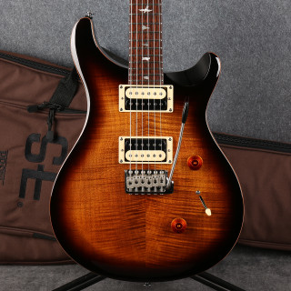 PRS SE Custom 24 - Black Gold Burst - Gig Bag - 2nd Hand (135847)