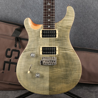 PRS SE Custom 24 - Left Handed - Trampas Green - Gig Bag - 2nd Hand (136045)