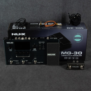NUX MG-30 Modeler Pedal - Box & PSU - 2nd Hand NUX MG-30 Modeler Pedal - Box & PSU - 2nd Hand