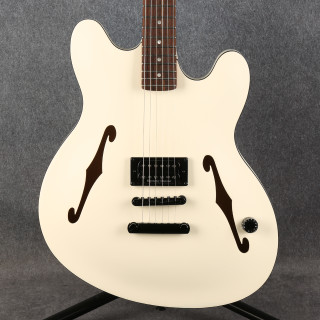 Fender Tom Delonge Starcaster - Satin Olympic White - 2nd Hand