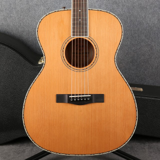 Fender FSR PO-220E Orchestra Electro Acoustic Cedar Top - Case - 2nd Hand
