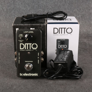 TC Electronic Ditto Stereo Looper - Box & PSU - 2nd Hand