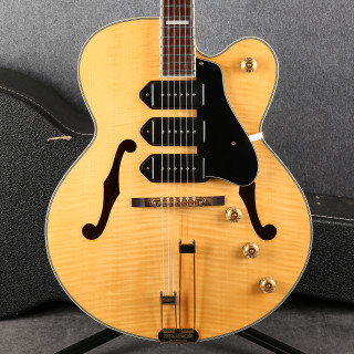 Epiphone Zephyr Blues Deluxe - Natural - Hard Case - 2nd Hand (136331)