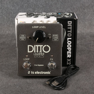 TC Electronic Ditto X2 Stereo Looper - Boxed - 2nd Hand TC Electronic Ditto X2 Stereo Looper - Boxed - 2nd Hand