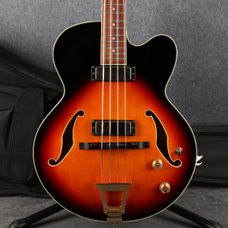 Ibanez Artcore AFB200-SB Hollowbody Bass - Brown Sunburst - Gig Bag - 2nd Hand