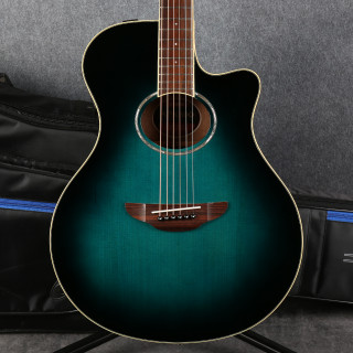 Yamaha APX 600 Electro Acoustic - Oriental Blue Burst - Gig Bag - 2nd Hand