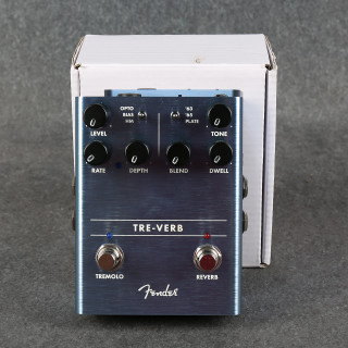 Fender Tre-Verb Pedal - Boxed - 2nd Hand