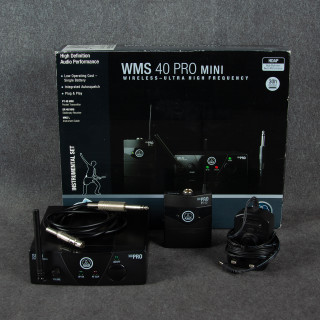 AKG WMS40 Pro Mini - Box & PSU - 2nd Hand