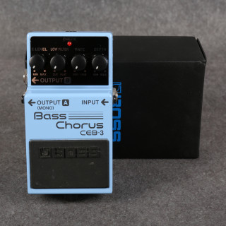Boss CEB-3 Bass Chorus - Boxed - 2nd Hand