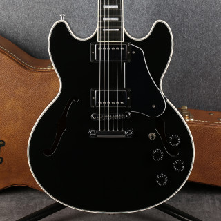 Gibson Midtown Custom - Ebony - Hard Case - 2nd Hand (137393)