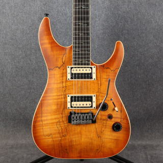 Schecter C-1 Exotic Spalted Maple - Satin Natural Vintage Burst - 2nd Hand (137431)