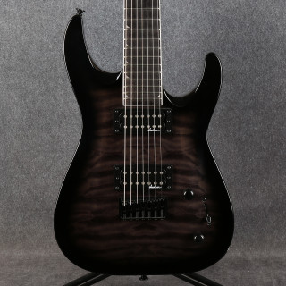 Jackson JS Series Dinky JS22Q-7 DKA HT - Transparent Black Burst - 2nd Hand
