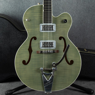 Gretsch G6120T Brian Setzer Hot Rod Highland Green Transparent - Case - 2nd Hand