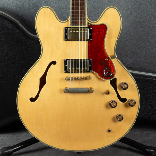 Epiphone Sheraton- Natural - Hard Case - 2nd Hand