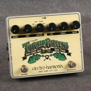 Electro Harmonix Turnip Greens Overdrive Reverb Multi Effect - 2nd Hand