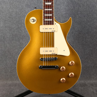 Vintage V100 ReIssued Electric Guitar - Gold Top - 2nd Hand (137564)
