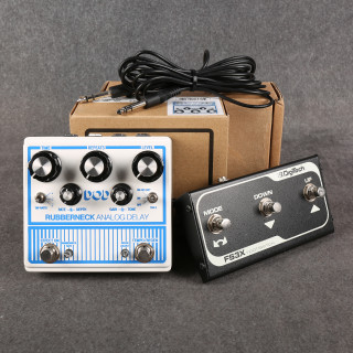 DOD Rubberneck Delay & Digitech FS3X Footswitch - Boxed - 2nd Hand