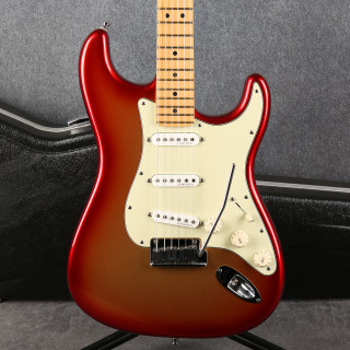 Fender American Deluxe Strat Sunset Metallic - Kinman Pickups - Case - 2nd Hand