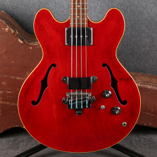 Epiphone Rivoli Bass - 1967 - Cherry - Hard Case **COLLECTION ONLY** - 2nd Hand