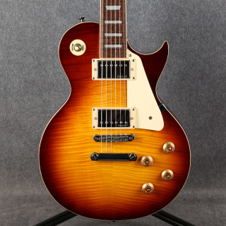 Vintage V100 ReIssued Electric Guitar - Flamed Iced Tea - 2nd Hand