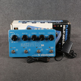 TC Electronic Flashback X4 Delay and Looper Pedal - Box & PSU - 2nd Hand
