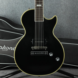 Epiphone Jared James Nichols Old Glory Les Paul Custom - Black - Case - 2nd Hand (138763)