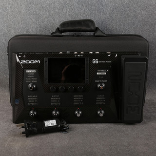 Zoom G6 Multi Effects Processor - Case - 2nd Hand