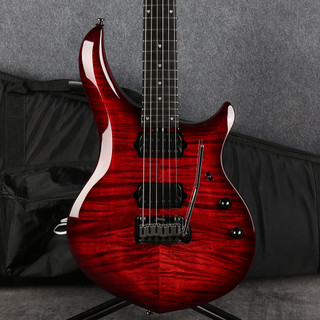 Sterling by Music Man Majesty DiMarzio - Royal Red - Gig Bag - 2nd Hand