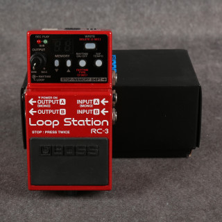 Boss RC-3 Looper - Boxed - 2nd Hand (139745) Boss RC-3 Looper - Boxed - 2nd Hand (139745)